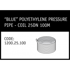 Marley Blue Polyethylene Pressure Pipe 25DN 100M - 1200.25.100